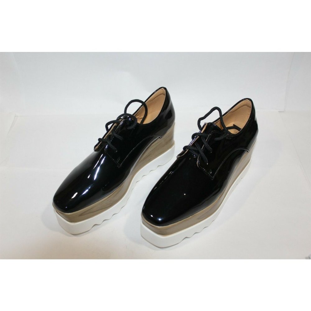 Shoes Black Shiny 3" Platform SZ 6.5